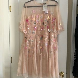 Pink cocktail dress